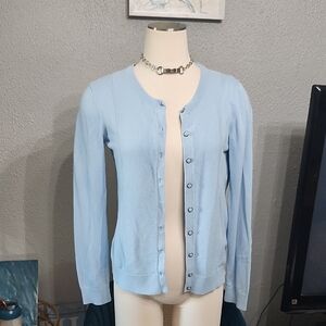 Tommy Hilfiger Light Blue Cardigan Sweater